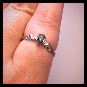 Elephant Ring w/ Blue-Green Stone